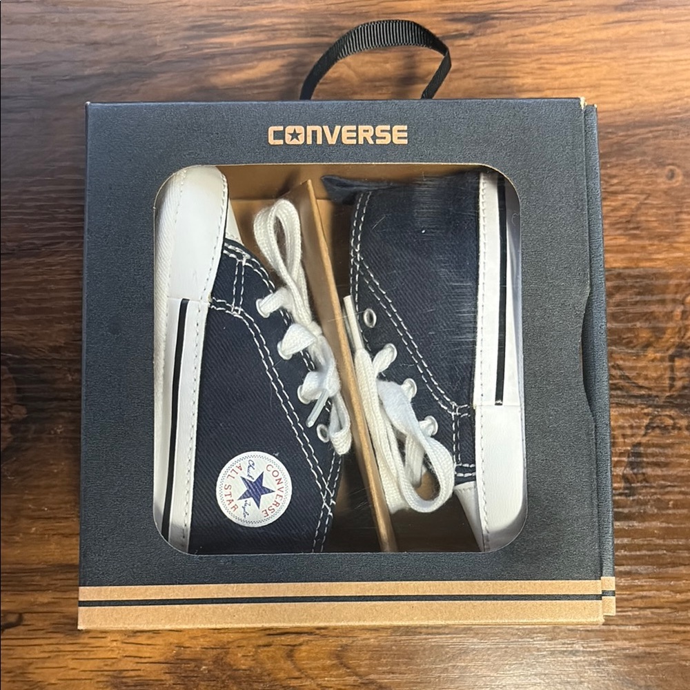 Converse Kids High-Top Sneakers - Black and White